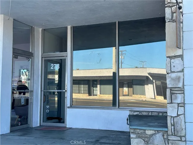 a view of front door