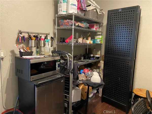 a view of storage and utility room