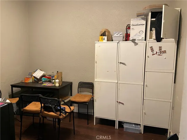 a room with storage and utility room