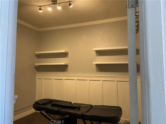 a room with storage and utility