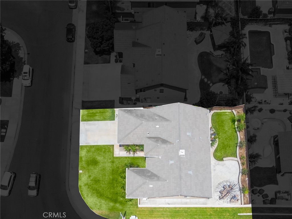 6174 Risingstar Drive Eastvale, CA 92880 - Photo 53 of 57 an aerial view of a house having swimming pool