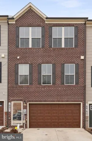 a front view of a building