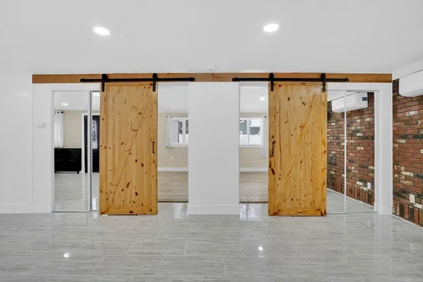 wooden floor in an empty room