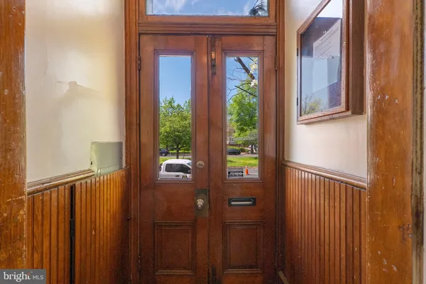 a view of front door