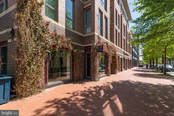 a view of a building with a trees