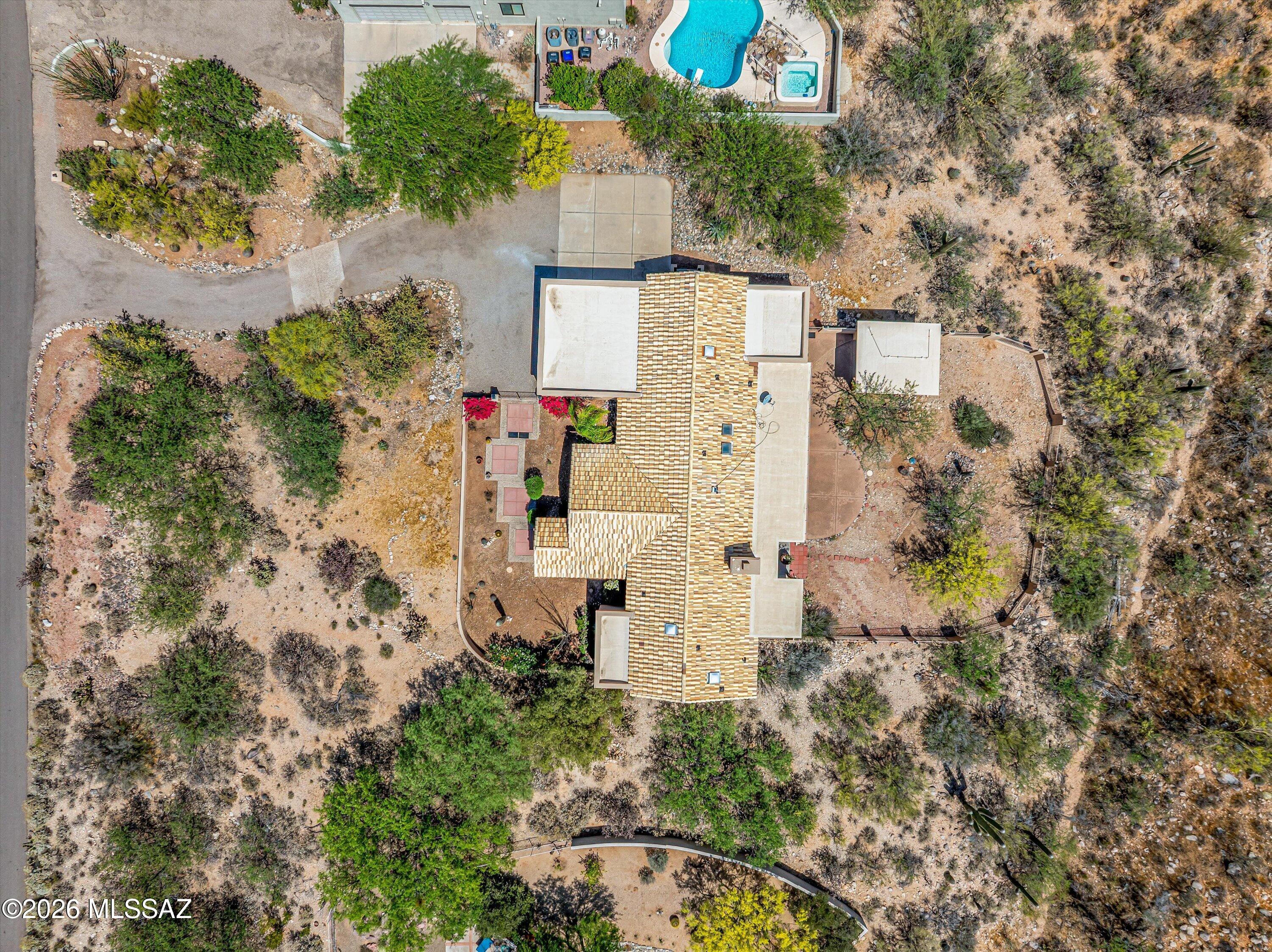 6340 North Valley View Road Tucson, AZ 85718 - Photo 39 of 44 Overhead Aerial View