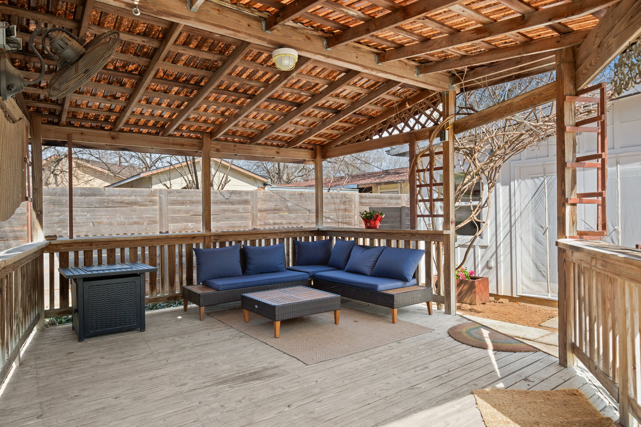 6304 Peggy Street Austin, TX 78723 - Photo 29 of 35 Wooden deck featuring an outdoor living space