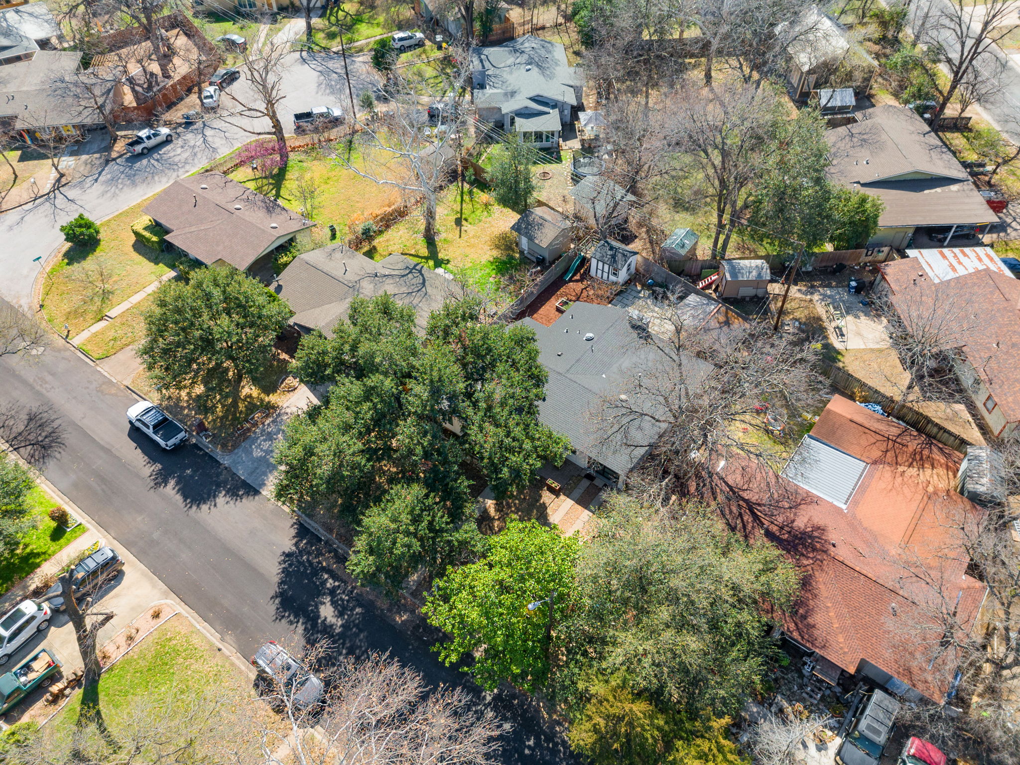 6304 Peggy Street Austin, TX 78723 - Photo 34 of 35 Aerial view of residential area