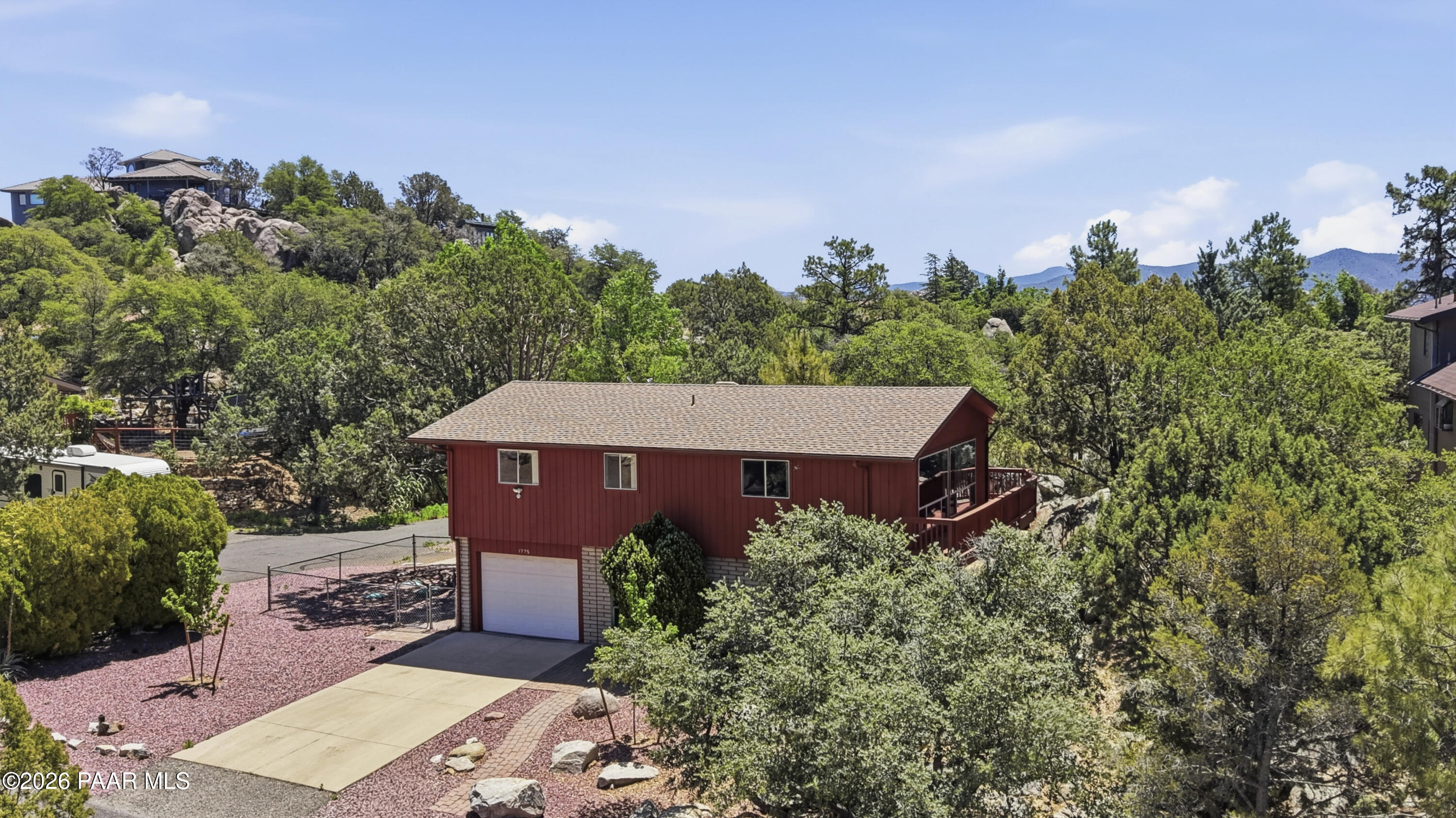 1775 Grandview Road Prescott, AZ 86305 - Photo 4 of 42 an aerial view of a house