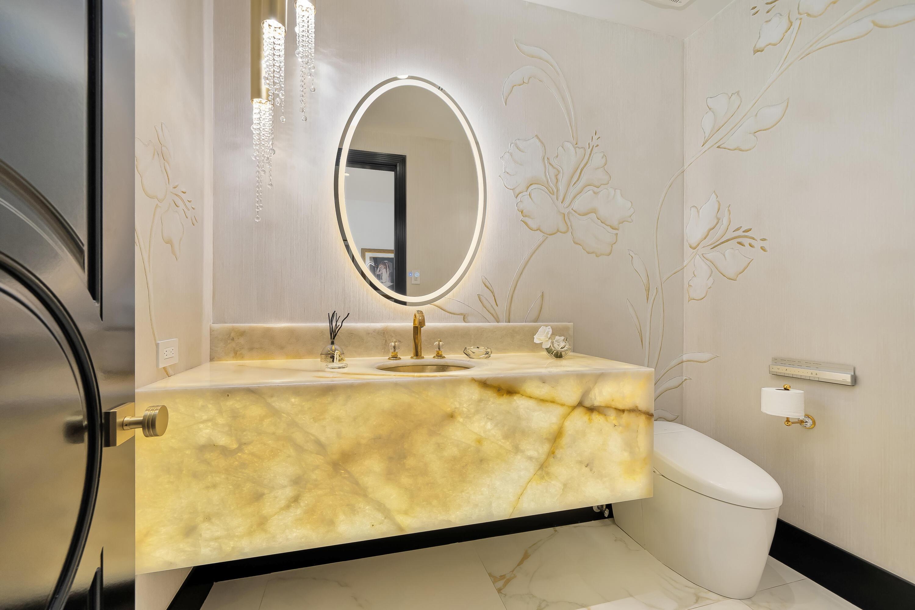 40440 Morningstar Road Rancho Mirage, CA 92270 - Photo 49 of 64 Statement powder room