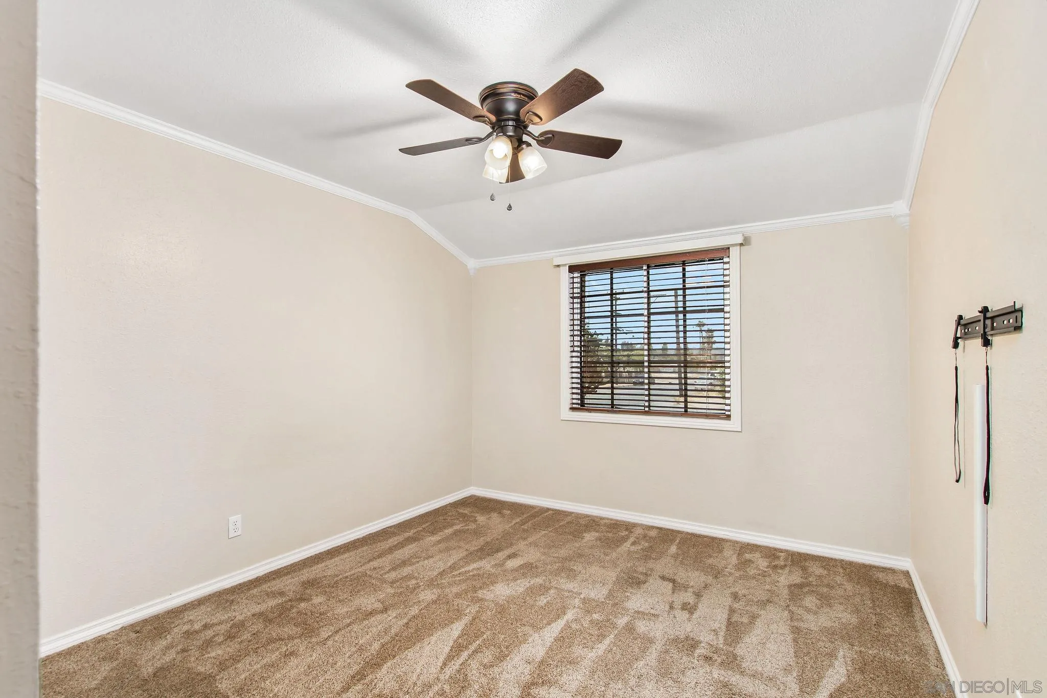 1701 Pepper Villa Drive El Cajon, CA 92021 - Photo 10 of 23 a view of empty room with wooden floor and ceiling fan