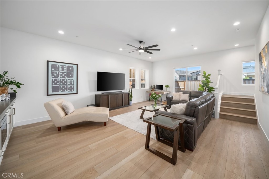 4019 Hillside Drive San Luis Obispo, CA 93401 - Photo 18 of 32 a living room with furniture and a flat screen tv