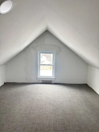 a view of a livingroom with a window