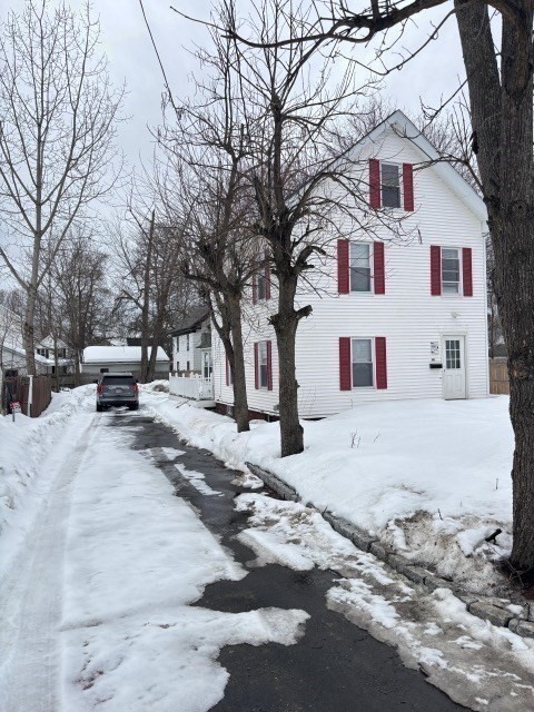 60 Silver Lake Street Athol, MA 01331 - Photo 4 of 37 a view of a white house with a snow on the road