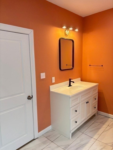 60 Silver Lake Street Athol, MA 01331 - Photo 10 of 36 a bathroom with a granite countertop sink a mirror and shower