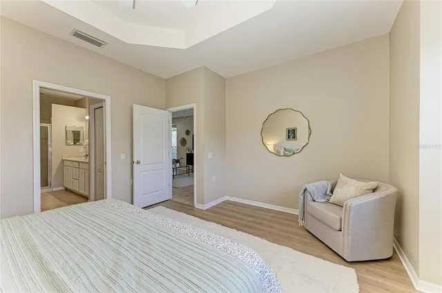 a view of backyard with seating space and porch