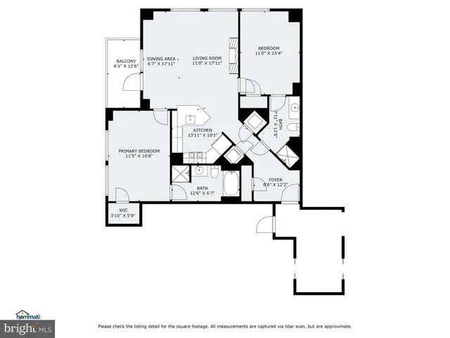 a building view with outdoor space