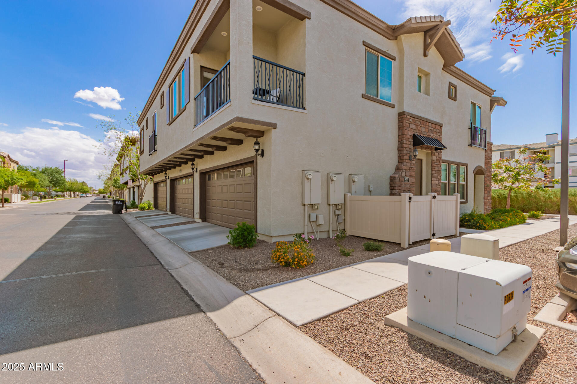 a view of a building with many windows