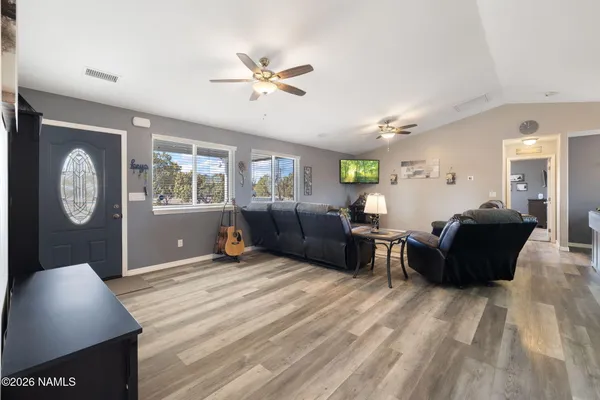 a house view with a outdoor space