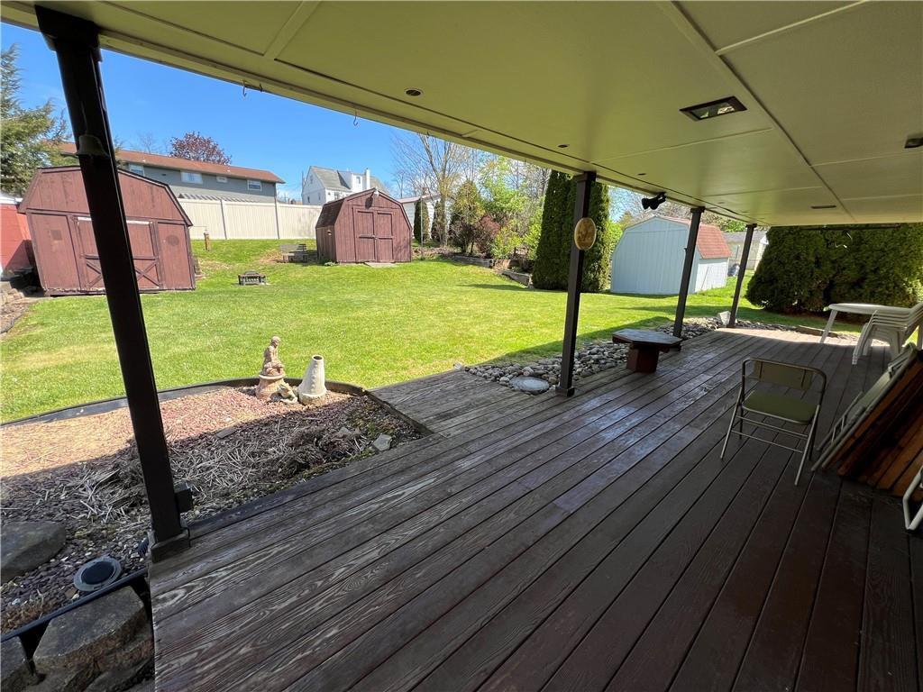 203 Carson Street Springdale, PA 15144 - Photo 22 of 43 a view of a backyard of a house