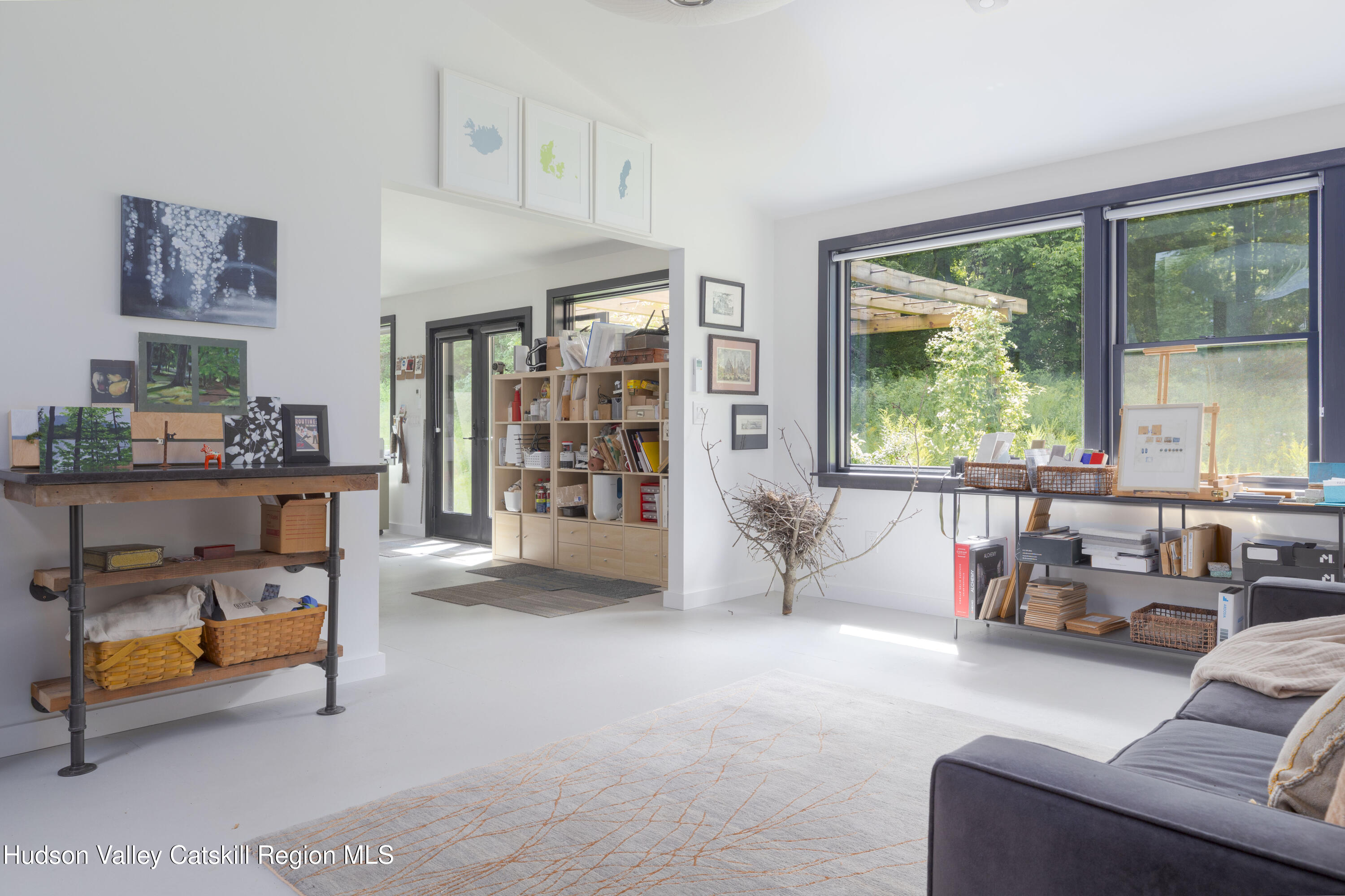 292 County Rte 27B Hudson, NY 12534 - Photo 33 of 40 a reading room with furniture and a large window