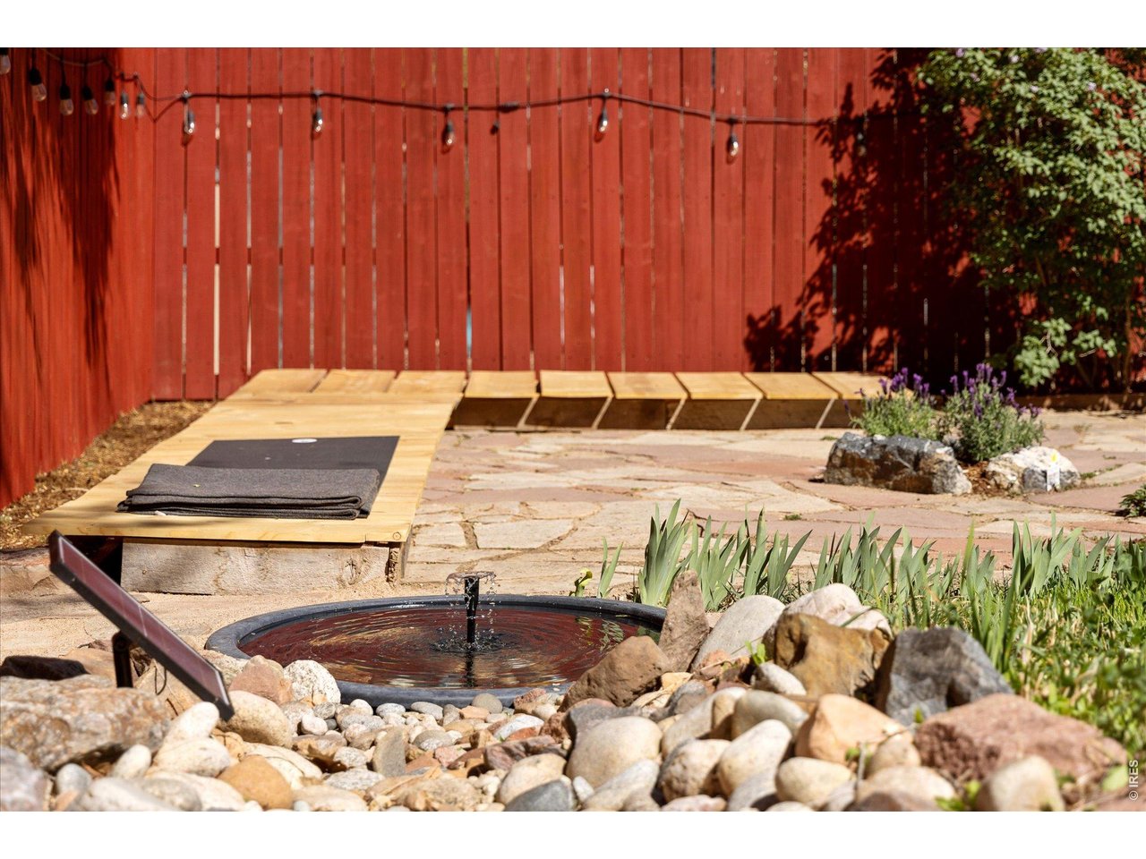 340 28th Street Boulder, CO 80305 - Photo 27 of 40 solar powered water feature
