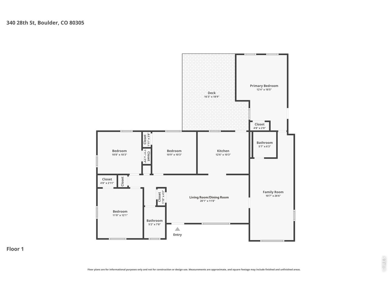 340 28th Street Boulder, CO 80305 - Photo 40 of 40 Floor plans