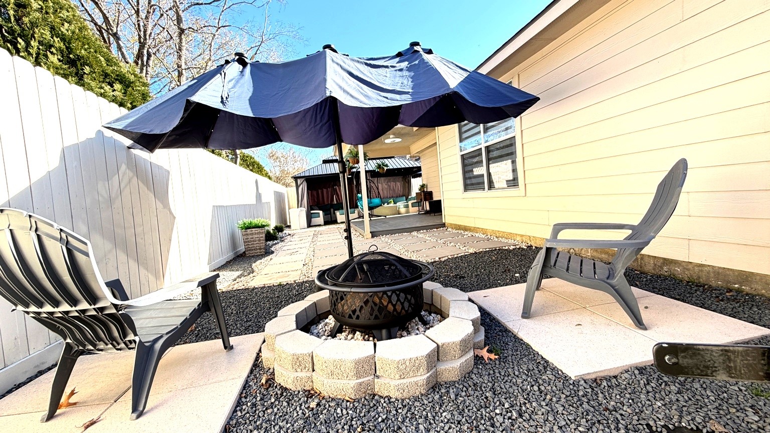 24534 Forest Path Court Spring, TX 77373 - Photo 43 of 43 a view of a patio with a table and chairs
