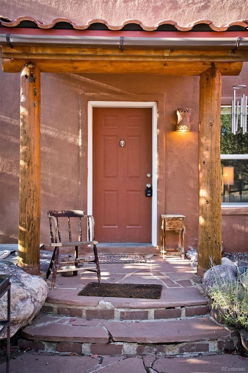 109 Pinewood Overlook Crestone, CO 81131 - Photo 4 of 35 a view of the door of the house