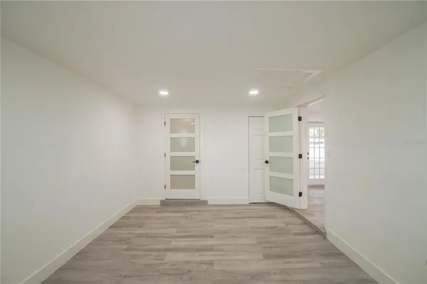 a view of empty room