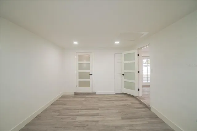 a view of empty room