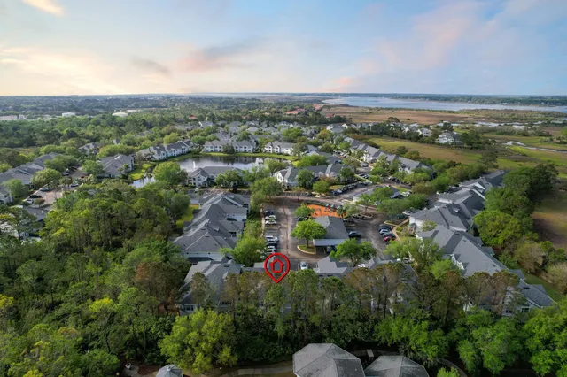 a view of city and ocean
