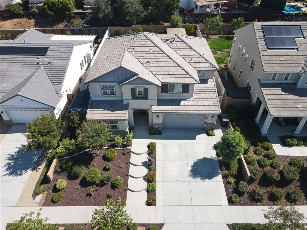 1827 Montecito Lane Redlands, CA 92374 - Photo 59 of 60 an aerial view of a house with a yard