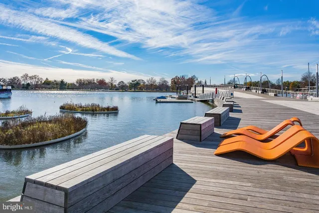 a view of a terrace with chairs