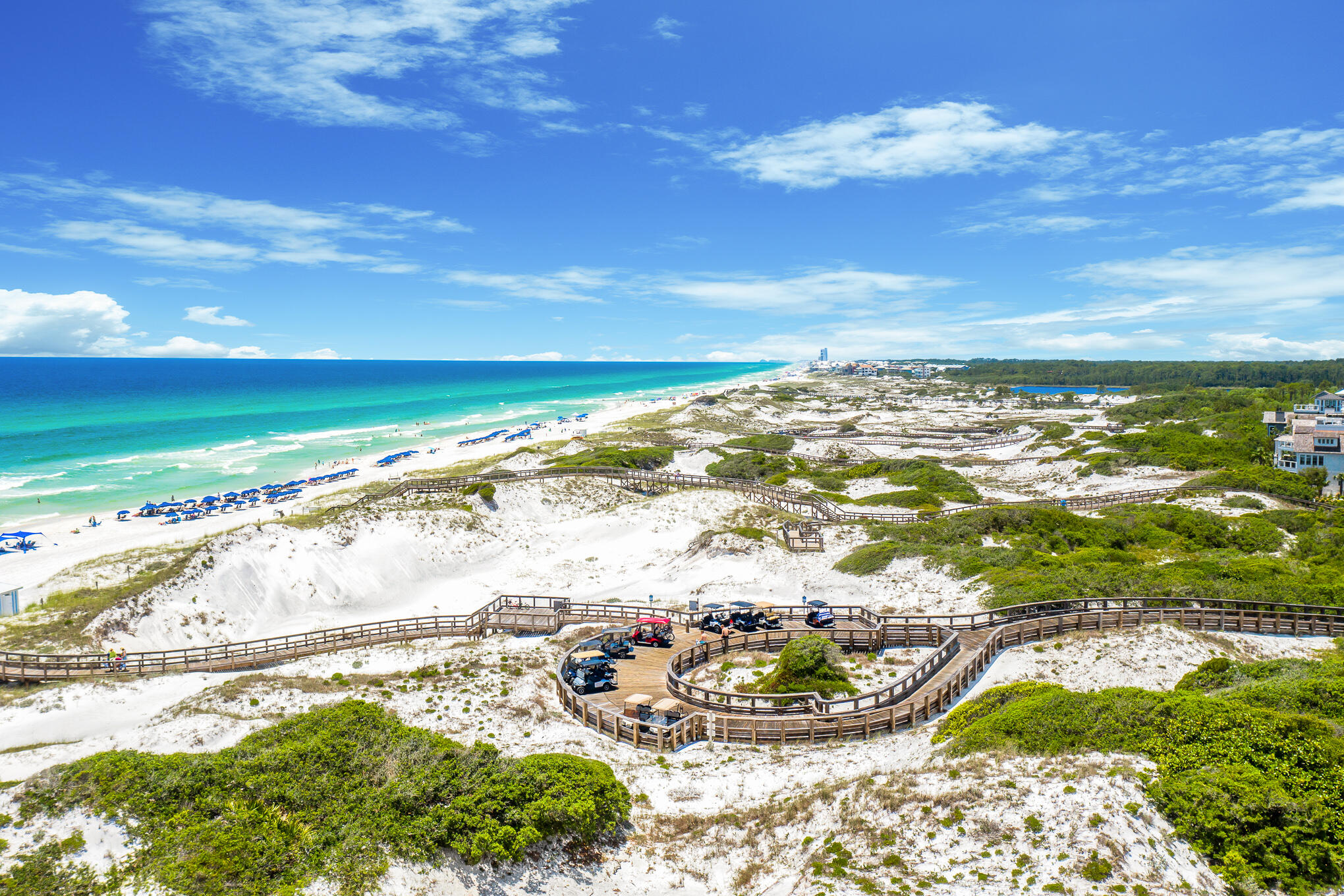 37 Compass Point Way South, Unit 107 Inlet Beach, FL 32461 - Photo 33 of 40 a view of a sky from a balcony