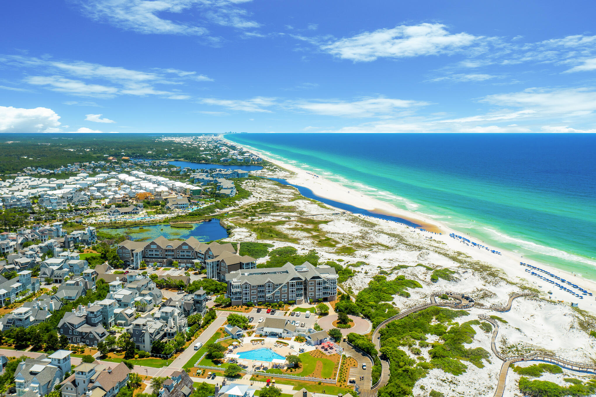 37 Compass Point Way South, Unit 107 Inlet Beach, FL 32461 - Photo 37 of 40 a view of city and ocean