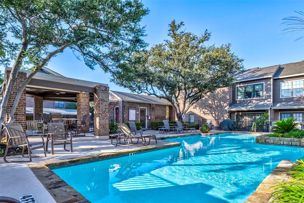 5859 Frankford Road, Unit 107 Dallas, TX 75252 - Photo 34 of 37 a swimming pool view with outdoor seating