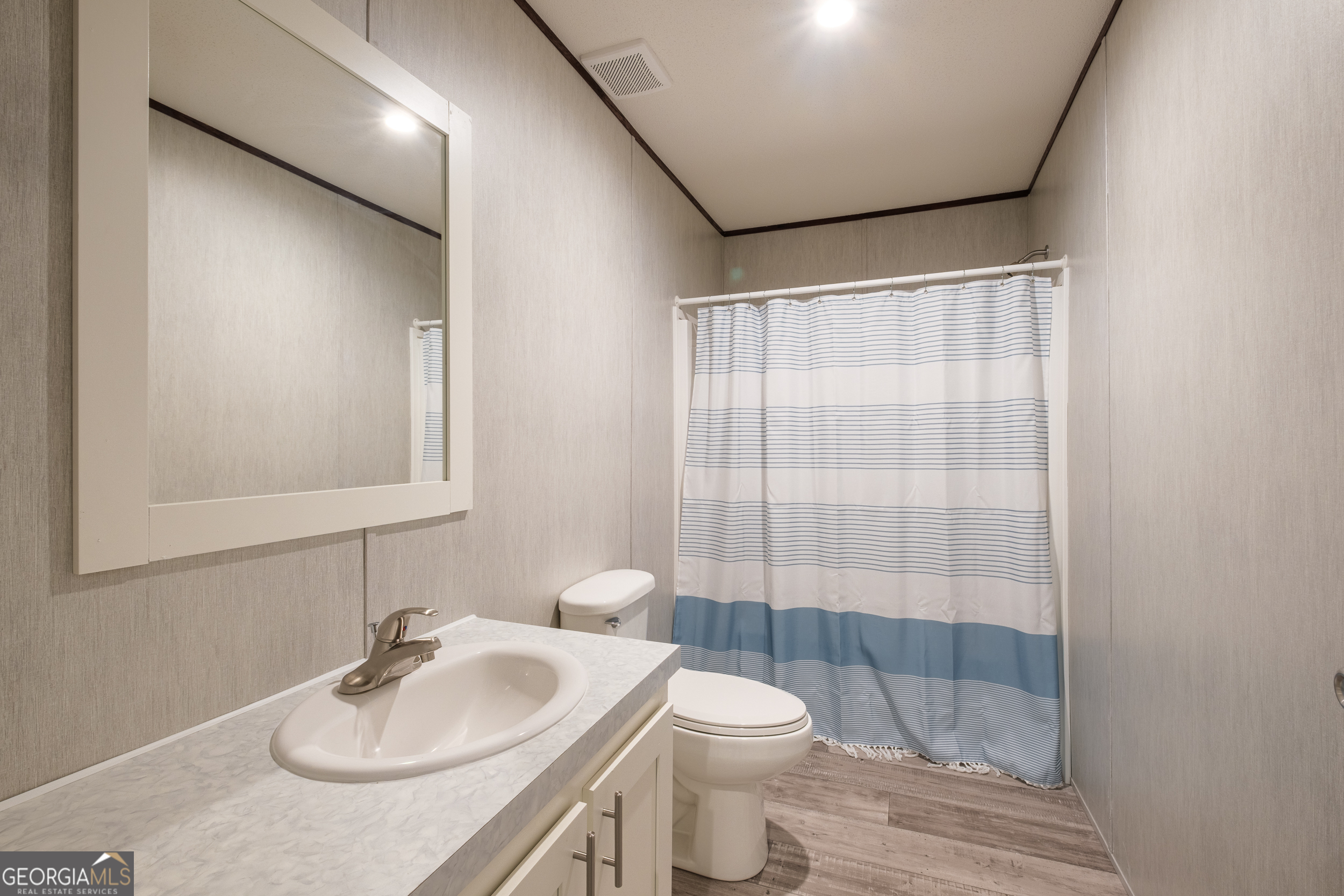 2959 Lake Lannell Road Odum, GA 31555 - Photo 23 of 30 a bathroom with a sink toilet and shower