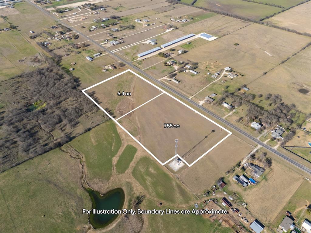 5854 Old Lorena Road Lorena, TX 76655 - Photo 10 of 12 Aerial Boundary Map. Illustrating the property's approximate boundaries and acreage