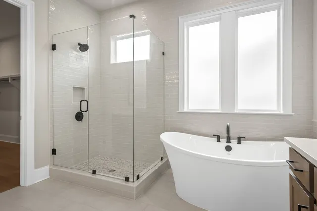 a view of a room with shelf on the wall