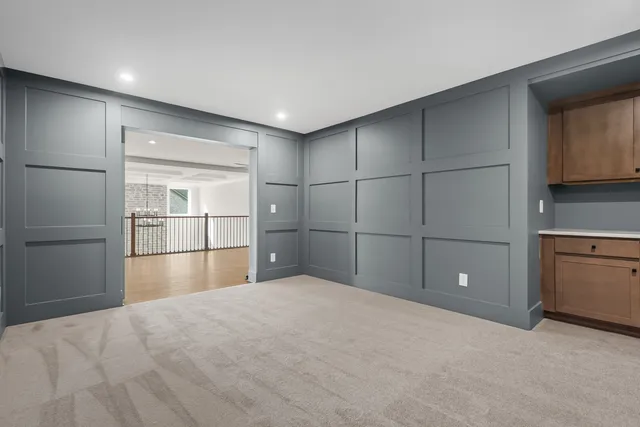 a view of empty room