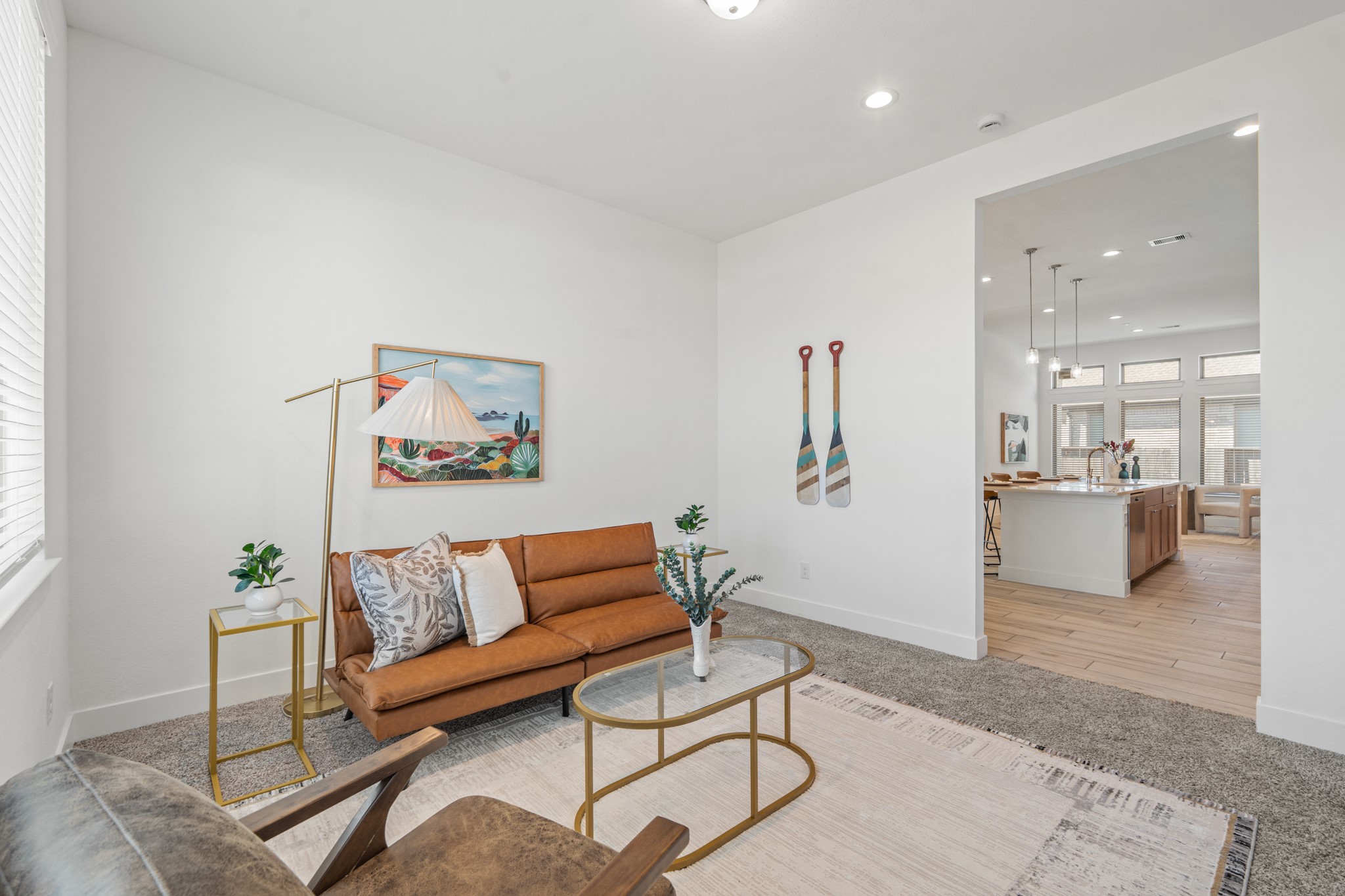 7403 Hanover Lane Katy, TX 77493 - Photo 24 of 46 This spacious game room sits just off the main living area and secondary bedroom. It features plush carpet, recessed lighting, and large windows—perfect for movie nights, game days, or just hanging out. Let the good times begin!
