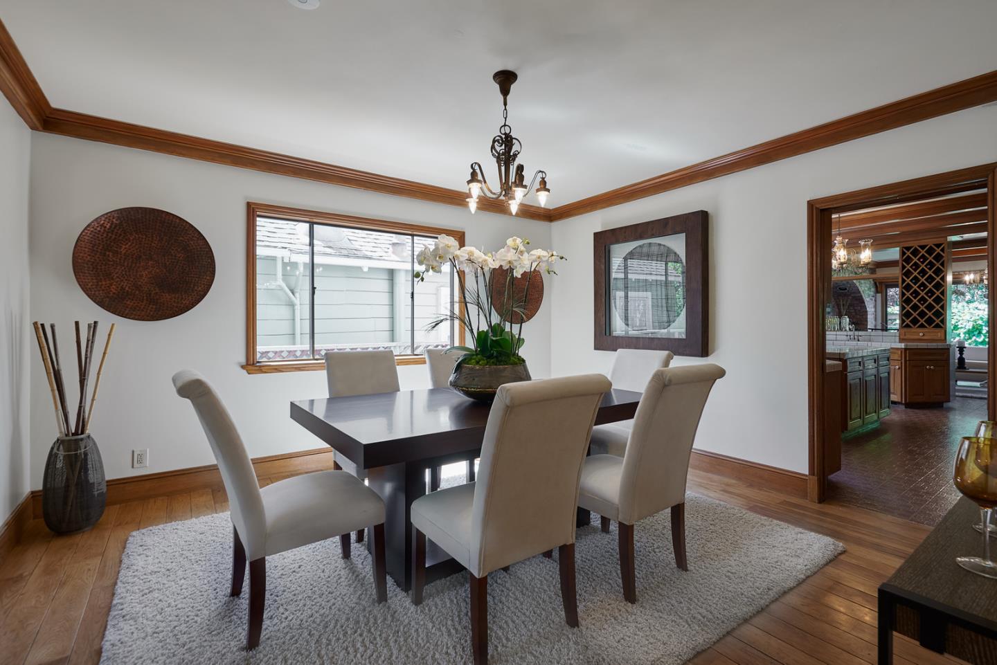 17 Bancroft Road Burlingame, CA 94010 - Photo 7 of 25 a view of a dining room with furniture window and wooden floor