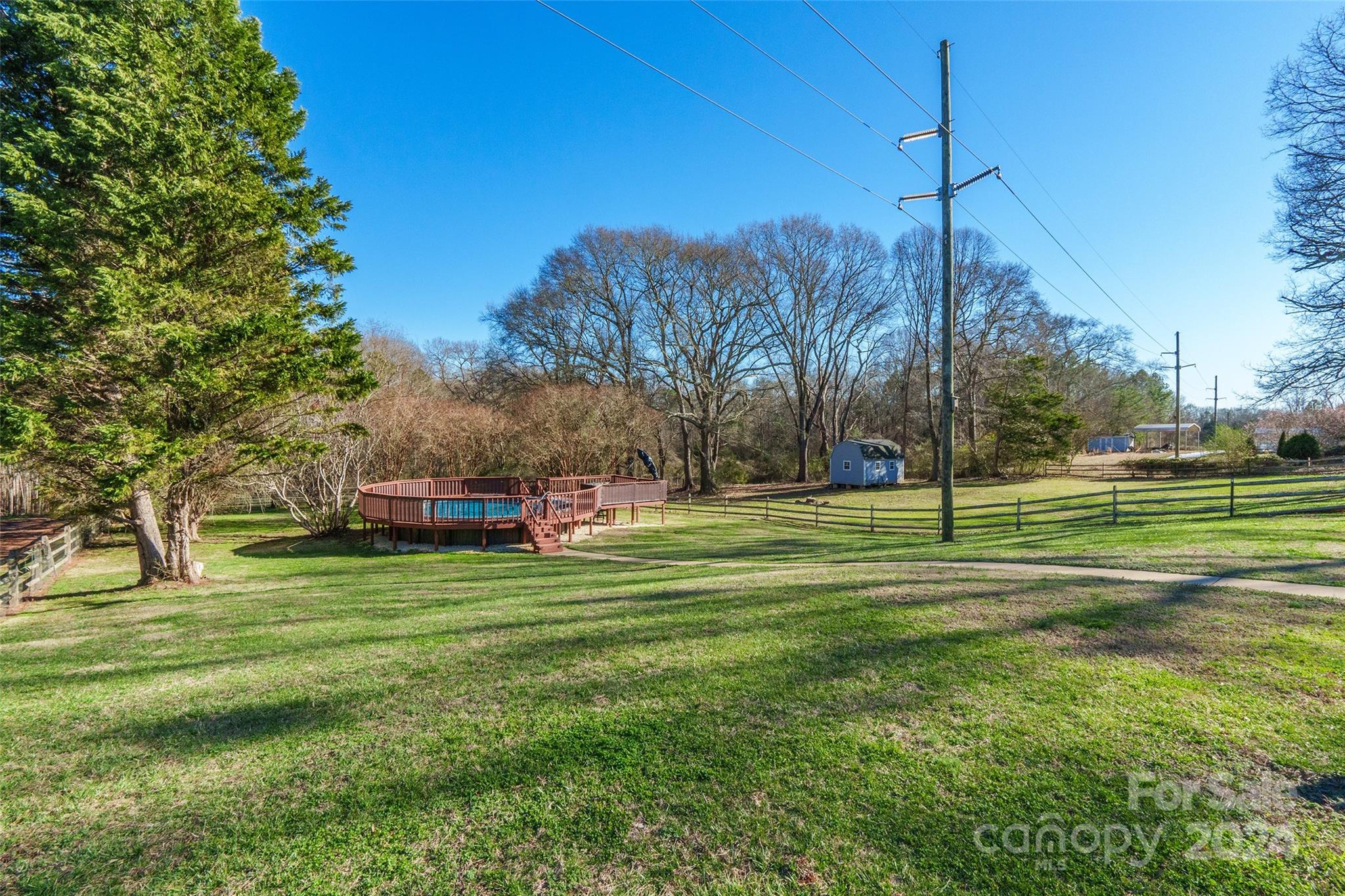 1123 Lawrence Road Clover, SC 29710 - Photo 34 of 38 a view of a park with large trees