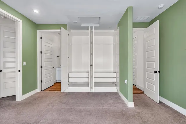 a view of an empty room