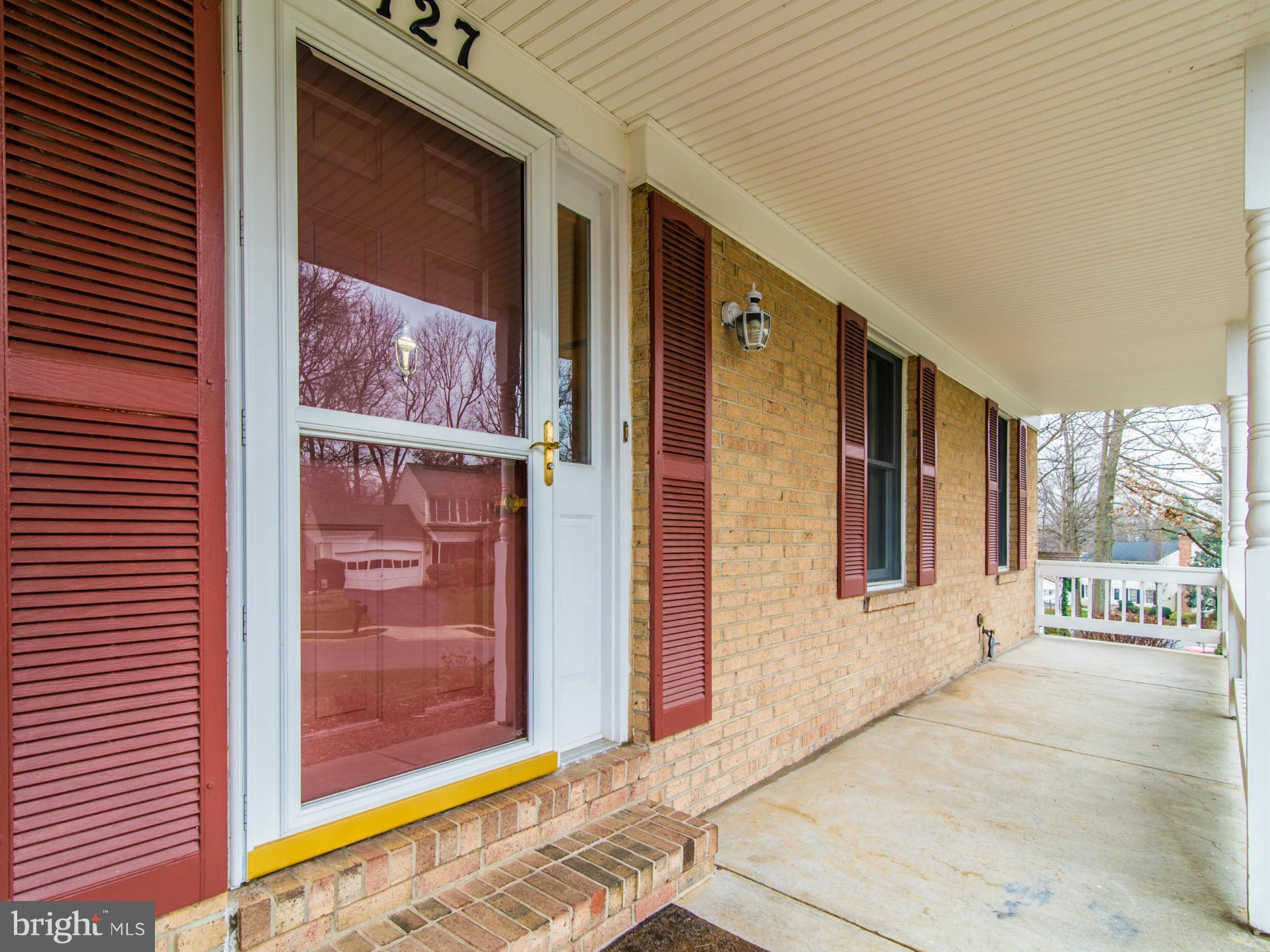 127 Summit Hall Road Gaithersburg, MD 20877 - Photo 3 of 30 a view of a door and an outdoor space