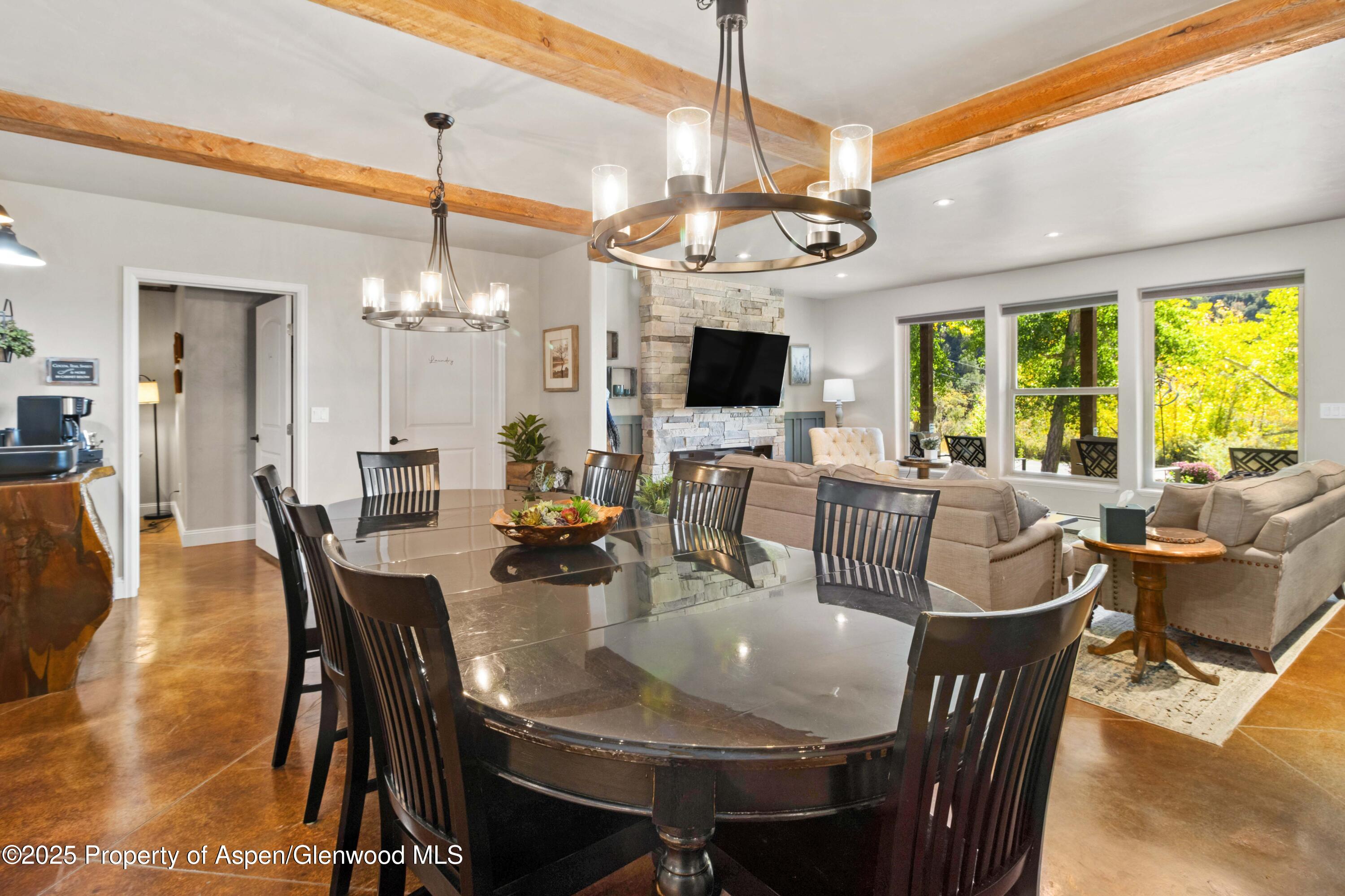 3211 County Road 237 Rifle, CO 81650 - Photo 39 of 56 a view of a dining room with furniture window and outside view