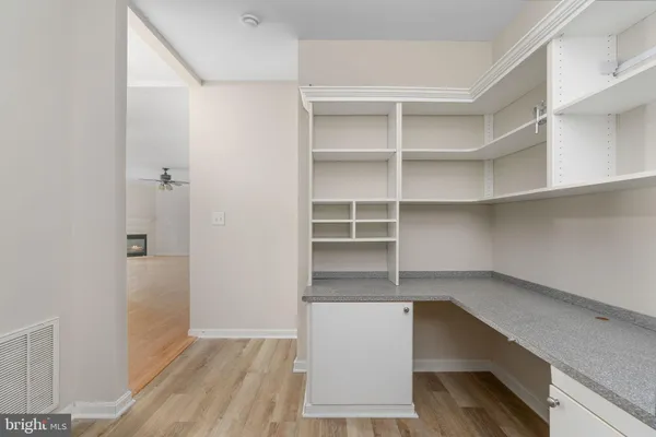 a front view of a building