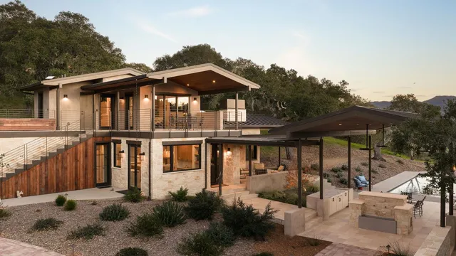 a front view of a house with a porch