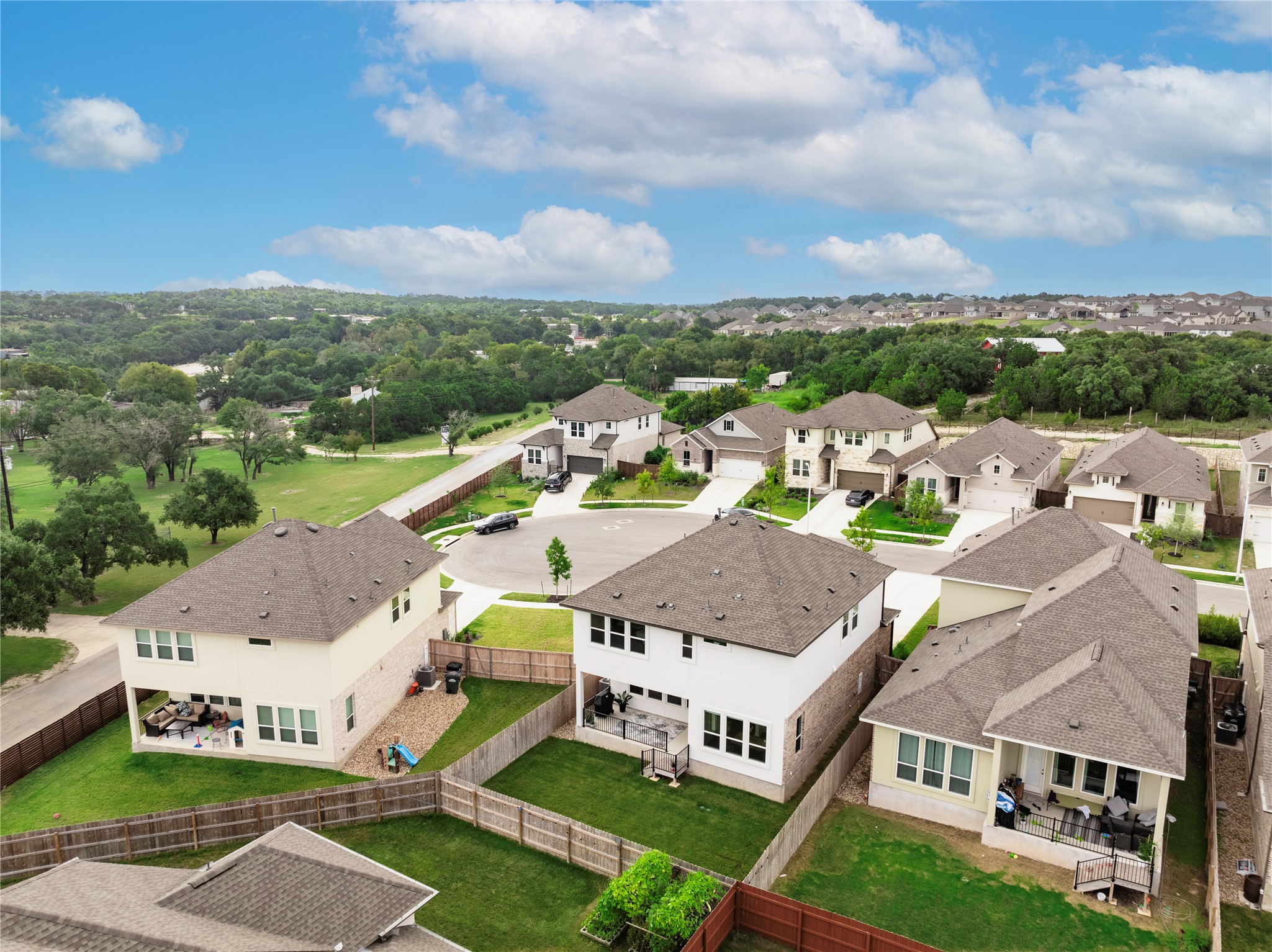 1209 Willie Rnch Way Leander, TX 78641 - Photo 17 of 37 an aerial view of a house with a garden